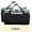 Black, variant on Protege 18" Carry On Duffel Bag for Travel with Adjustable Strap, Black