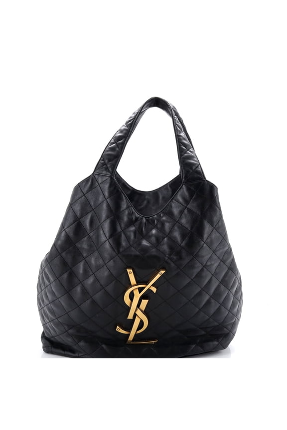Pre-Owned Icare Shopping Tote Quilted Leather Maxi By Rebag