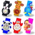 thumbnail image 2 of Panda de dibujos animados, reloj para niños, niñas, niños, juguete para bebés, ciervo 3d/pingüino/esfera de caballo, relojes de cuarzo para niños, regalos de navidad para niños Gao Jinjia LED, 2 of 2