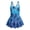 Blue Palm Tree, variant on Xoenoiee Tropical Pineapple Palm Leaves Print Girls One Piece Swimsuits Sleeveless Swim Dress for Girls Hawaiian Skirted Bathing Suit Summer Swimwear, 3-4 Years