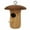 Z_Khaki, variant on Clearance! Bird Feeder 1 Bird Feeder Glass Hummingbird Feeder for Outdoors Hanging Pinecone Shape Wild Bird Feeder with Round Feeding Ports Glass Blown Bird Feeder for Garden Backyard Ornaments (Pin