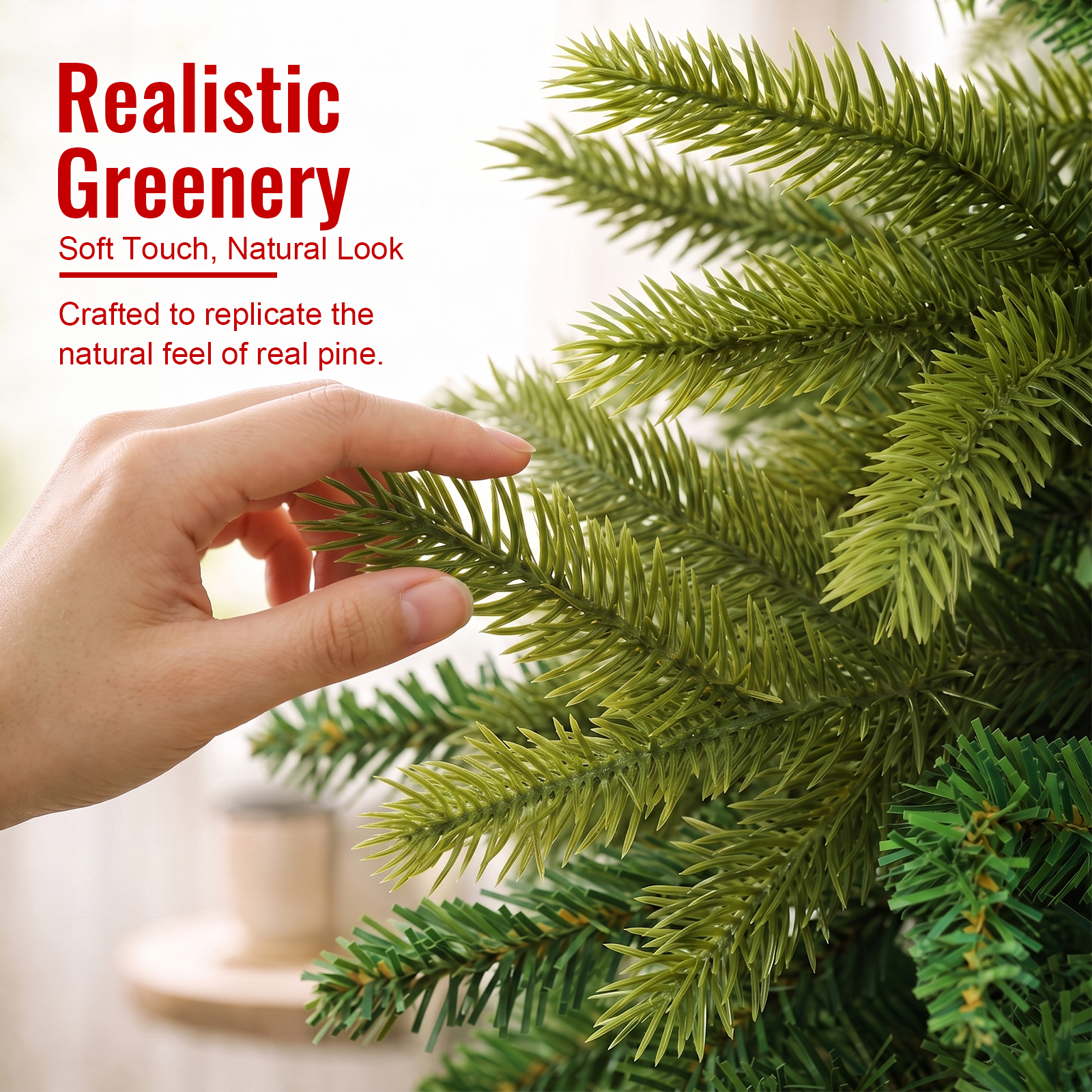 Yexmas 2-Pack 3 Ft Potted Christmas Trees photo 2