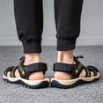thumbnail image 6 of YOURDIARY Mens Outdoor Sport Sandals with Closed Toe Protection, Adjustable Straps, Non-Slip Comfort Walking Shoes for Hiking Beach Casual, 6 of 8