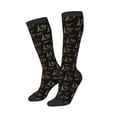 thumbnail image 2 of Fotbe Eiffel Tower print Women's Men's Novelty Crew Socks Cotton Socks Knee High Socks for Walking,Running,Nurses,Pregnancy, 2 of 8