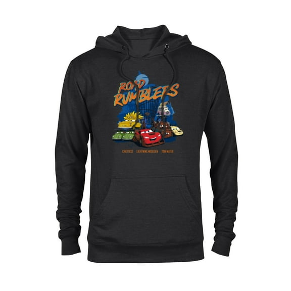 Disney PIXAR Cars on the Road Rumblers - Pullover Hoodie for Adults - Customized-Black