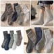 thumbnail image 3 of GOOHOCHY 5 pares de calcetines para botas de hombre, calcetines cálidos de invierno, calcetines altos hasta el tobillo para exteriores para clima frío., 3 of 7