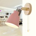 thumbnail image 4 of Injueey Luz de pared nórdica, moderna 110-265v E27 Luz de pared decorativa con cabezal de dirección, Lámpara de pared de cabecera de maciza con Iluminación y accesorios No.2 Injueey HA025234-02, 4 of 6