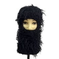 thumbnail image 4 of Hat Unisex Warm Mask European And American Style Funny Headgear Colorful Personalized Knitted Hat, 4 of 6