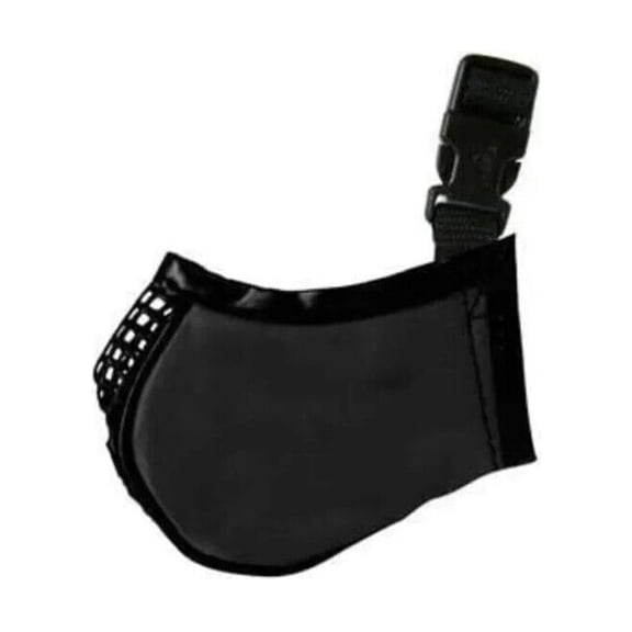 Soft Dog Muzzles Mesh Breathing Panel Safe Secure Restricts Unwanted Behavior (Xsmall - Black)