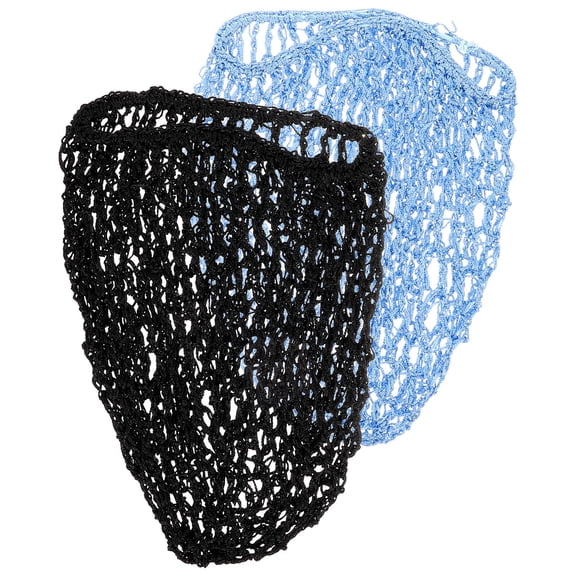 LOLIPPYY 2 Pack Women's Sleep Bonnets Mesh Hair Nets for Sleeping, Crochet Hair Caps with Elastic Band for Night Hair Care