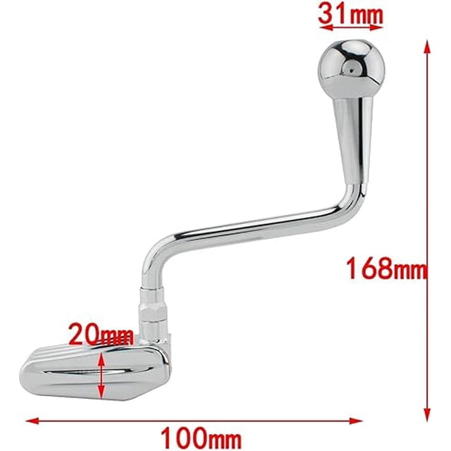 Motorcycle Extended Reverse Gear Lever CNC Aluminum for MV for BMW R18 Classic 2020 2021 2022(Chrome) Shift