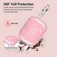 thumbnail image 4 of AmPm for Airpods Pro Case Clear,Shockproof Clear Case for Airpods Pro 2019,Fully Protective Soft TPU Transparent Drop Protection Case with Keychian for AirPod Pro Charging Case Cover-Clear, 4 of 7