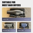 thumbnail image 3 of Hair Dryer Holder For Dyson Wall Mounted Hair Straightener Stand Nail-free Hair Dryer Support Bathroom Organizer Storage Shelf 1PC Black, 3 of 6