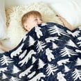 thumbnail image 6 of Woodland Animal Throw Blanket for Boys, Soft Cozy Jungle Animals Adventure Fuzzy Flannel Blanket Gift for Kids, Plaid Forest Animal Fleece Blanket for Toddler Girls Sofa Couch Nursery 50x60 Inch, 6 of 7