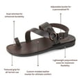 thumbnail image 5 of Gabriel - Leather Toe Loop Sandal - Mens Sandals, 5 of 5