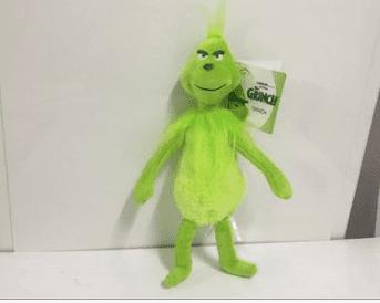 Dr Seuss How the Grinch Stole Soft Plush Stuffed Doll Toy Figure Animal Cuddly 