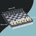 thumbnail image 3 of Tradeopia Magnetic Classics – 10 Inch Magnetic 3 in 1 Chess Checkers & Backgammon Game, 3 of 9