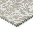 thumbnail image 4 of Addison Rugs Chantille Indoor/Outdoor Transitional Floral Taupe Washable Rectangle Rug, 1'8" x 2'6", 4 of 6