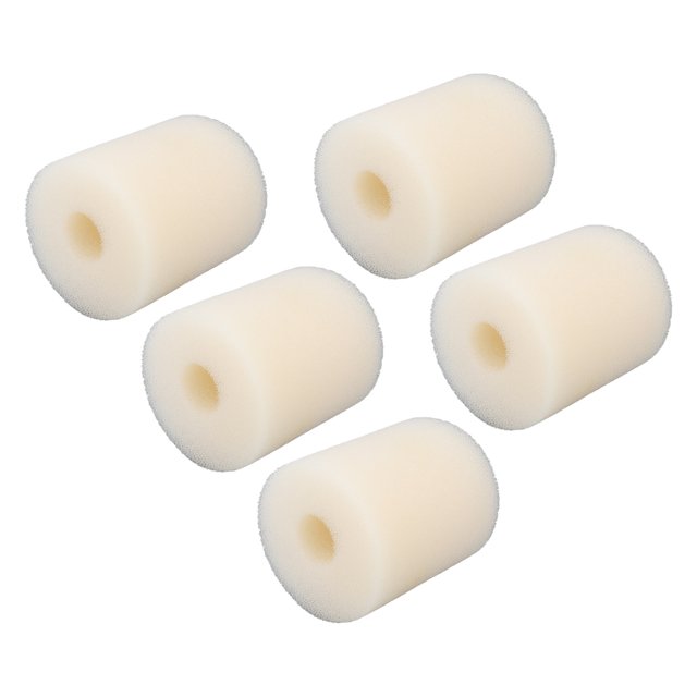 5PCS Swimming Pool Filter Sponge Cartridge, Reusable Washable Hot Tub Filter Pump Foam Cartridge Sponge Foam for Swimming Pool Hot Tub Lazy Spa (Small Size, Diameter: Approx. 40cm / 15.7in)