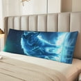 thumbnail image 6 of Body Pillow Cover - Aurora Wolf Frozen Lake Soft Body Pillow Cover with Zipper, Comfort Body Pillow Pillowcase, Body Pillow Case Cover 20 x 54, 6 of 7