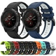thumbnail image 3 of For Garmin Fenix 5 Plus 22mm Two-color Sports Silicone Watch Band, 3 of 4