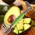 thumbnail image 4 of Cortador de frutas triturador de aguacate 3 en 1 multifuncional fácil de usar agarre cómodo cortador y pelador de aguacate suministros de cocina, 4 of 5