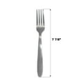 thumbnail image 3 of Mainstays Breck Stainless Steel Everyday Dinner Fork, 3 Piece Set, Silver, 3 of 10