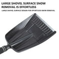 thumbnail image 5 of Kid Snow Shovel with Stainless Steel Handle, Kids Size Durable Shovel for Snow - Comfort D Grip Sturdy Metal Handle Plastic Digging Sand Playing Beach Snow Shovel for Garden Car (1PCS Random color), 5 of 6