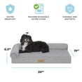 thumbnail image 2 of TailZzz Cozy Pet Mattress | Small to Medium L-shaped Dog Mattress | Anti-Slip Pet Mattress Bed, 2 of 27