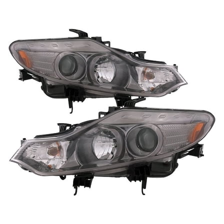 Front Headlight Set - Compatible with 2009 - 2014 Nissan Murano 2010 2011 2012 2013