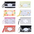 thumbnail image 5 of Yuedong Portable Reusable Baby Wet Wipes Bag with Snap Strap Outdoor Clamshell Wet Wipes Towel Container Cleaning Wipes Carrying Case, 5 of 8
