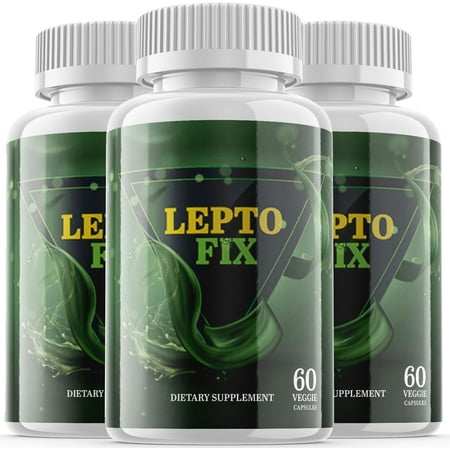 (3 Pack) Leptofix - Keto Weight Loss Formula - Energy & Focus Boosting Dietary Supplements for Weight Management & Metabolism - Advanced Fat Burn Raspberry Ketones Pills - 180 Capsules