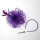 thumbnail image 1 of Tiara nupcial de malla, sombrero de copa pequeño, accesorios para el cabello Jockey Club, 1 of 5