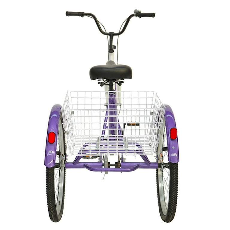 Royal London Adult Tricycle 3 Wheeled Trike Bicycle with Wire Shopping Basket