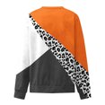 thumbnail image 4 of 50 % de Rabais Liquidation Chandail en Molleton Surdimensionné pour Femmes 2023 Col Rond Mode Décontracté Manches Longues Imprimé Chandail en Molleton Haut Blouse, 4 of 5