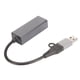 thumbnail image 1 of Adaptador Ethernet Nikou Tipo C a RJ45 Adaptador USB Cto R, 1 of 9