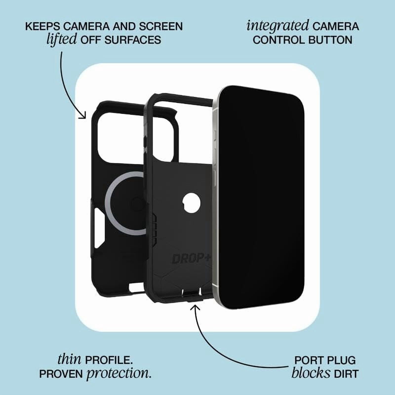 OtterBox iPhone 17 Pro (Only) Bundle: Commuter Series MagSafe Case & Screen Protector - Purple Mystery - Built-in magnets - Thin & Protective - with Port Protection - Non-Retail Packaging