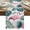 Pink, variant on Summer Flamingo Table Runner Palm Leaves Floral Tropical Botanical Tablerunners 13 x 36 Inch, Table Decorations Tabletop Scarf for Summer Gathering Holiday Farmhouse Kitchen Dining Decor