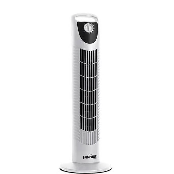 Impecca FTF-3000W Fanfair 30in Tower Fan Oscillating, White