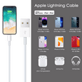 thumbnail image 5 of LiliBin 3.3 Ft USB A to L Cable, White, New, 5 of 6
