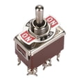 thumbnail image 3 of Interruptor De Palanca Dpdt 6 Pines 3 Posiciones Terninal On-Off-On 250V 15A 12Mm Orificio De Montaje 5 Uds Speravity TO003994-00, 3 of 7