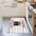 thumbnail image 3 of 2x3 Ft Entryway Area Rug, Purple Halloween Kitchen Rug Runner Washable Floor Mat, Pumpkins Spooky Spiders Candy Polka Dot Non Slip Indoor Door Mat Throw Carpet for Bathroom Living Room Bedroom, 3 of 8