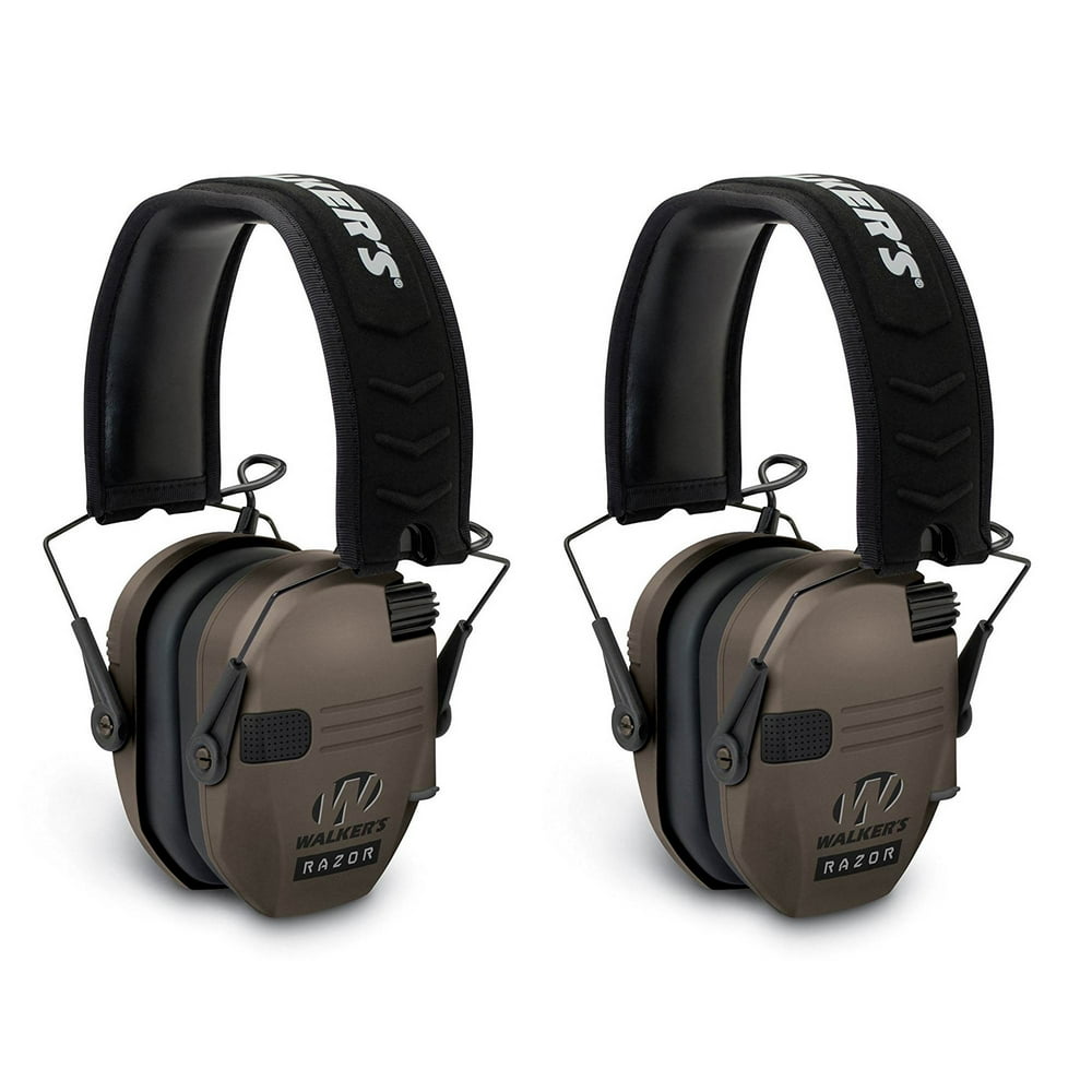 Walker's Razor Electronic Ear Protection Slim Shooter Folding Earmuff