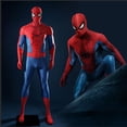 thumbnail image 4 of HTQWLP Traje de Cosplay Clásico del Asombroso Hombre Araña, Mono Zentai Enterizo Completo Impreso en 3D con Máscara, Disfraz de Superhéroe para Halloween y Eventos de Cosplay - 120, 4 of 7