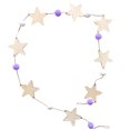 thumbnail image 2 of Gwong Decoración hogareña Nórdico hogar estrella de madera esponjosa bola colgante ornamento niños niña decoración de la habitación Gwong 21012681, 2 of 7