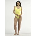thumbnail image 2 of No Boundaries Women's Herringbone Crinkle One Piece Swimsuit, Sizes XXS-XXL, 2 of 5