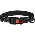 thumbnail image 6 of Reflective Dog Collar Safety Nylon Collars for Small Dogs Puppy with Buckle, Black, 6 of 6