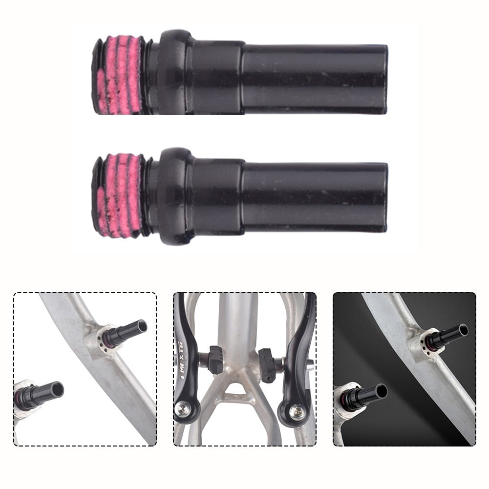 2 Vis De Pivot De Frein Pour VTT - Boulons M10 Pour Fourche - Noir - Acier - Neuf