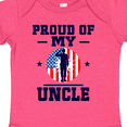 thumbnail image 4 of Inktastic Military Uncle Proud Nephew Boys or Girls Baby Bodysuit, 4 of 5