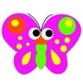 thumbnail image 2 of Ashley Productions Magnetic Whiteboard Eraser, Butterfly, Pack of 6, 2 of 2